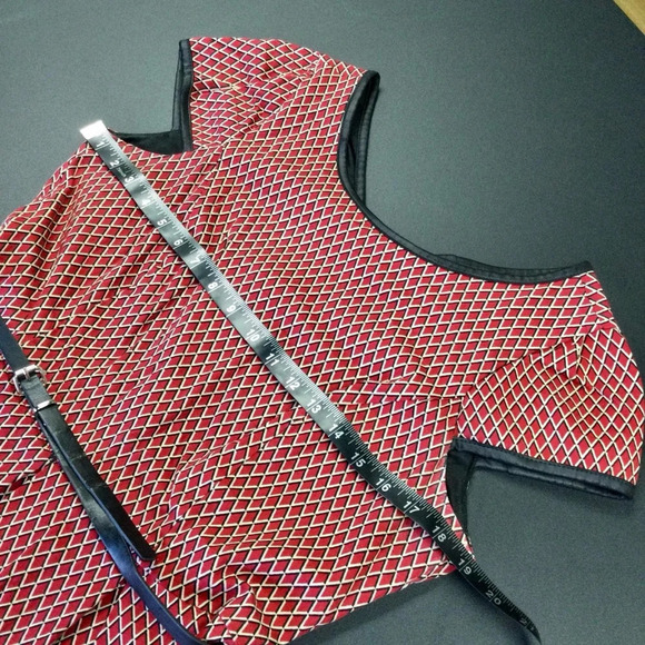 Women's Isabel & Nina Red Fit and Flair Dress Size 12 - Picture 8 of 12